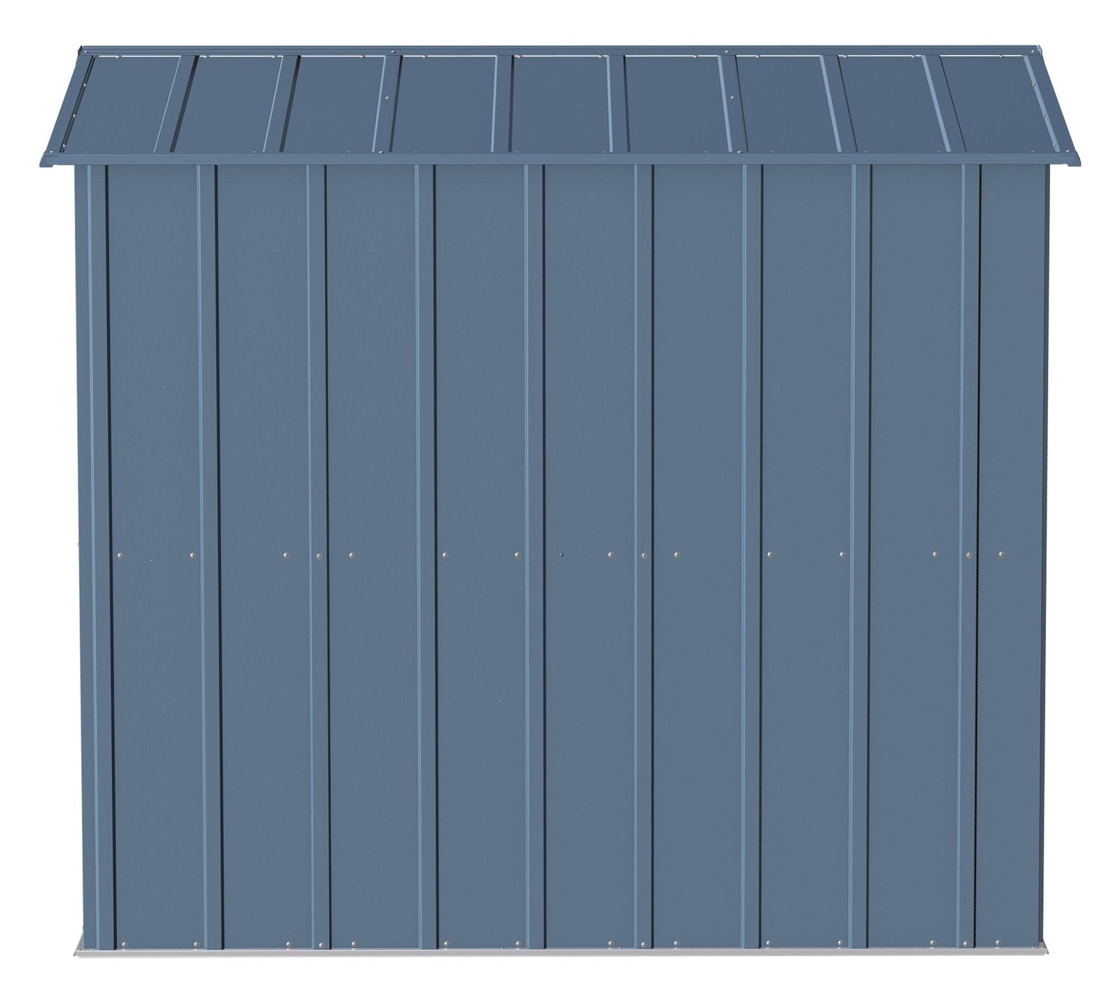 Classic Galvanized Steel Storage Shed, Blue Grey, 6-ft x 7-ft P8M0 - product image 6