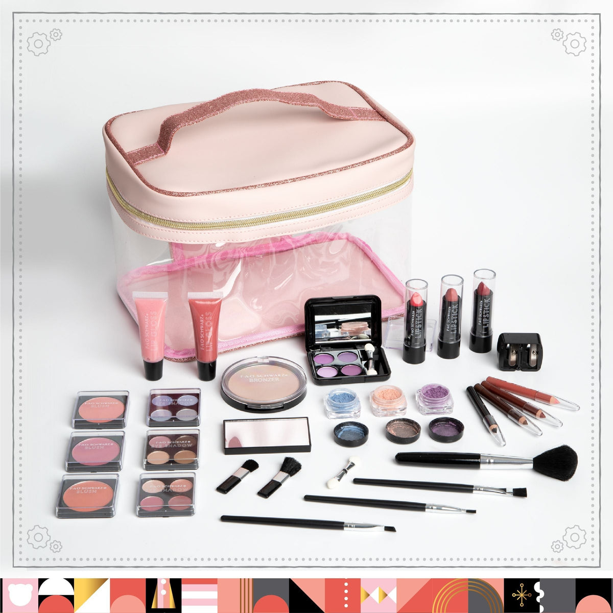 Girls Ultimate Makeup Artist Set, 30 Piece, Pastel Pink R8E8 - product image 3