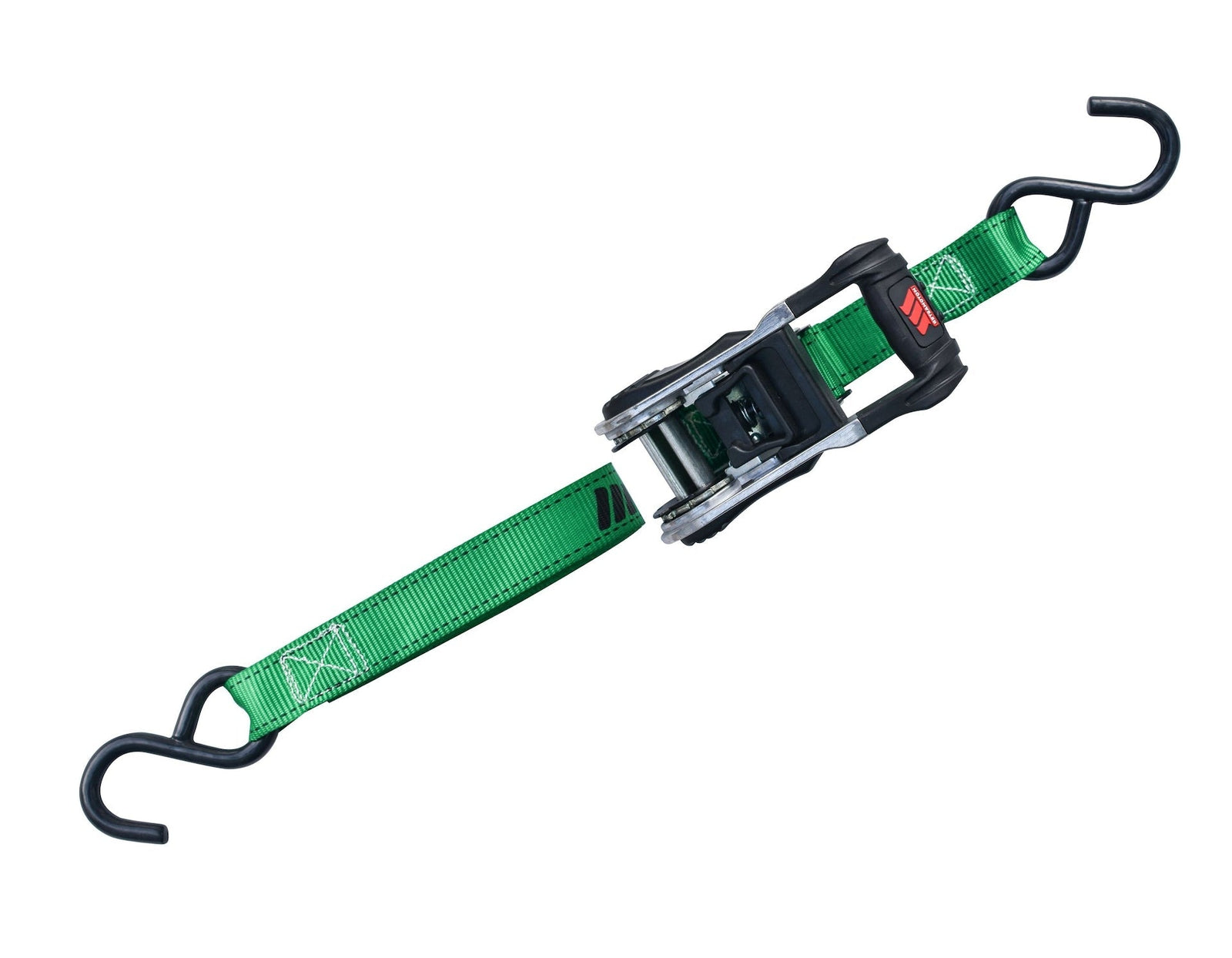 1,500-lb Ratchet Tie Down Straps, with Padded Handle, 1-in x 14-ft T9D2 - product image 1