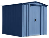 Classic Galvanized Steel Storage Shed, Blue Grey, 6-ft x 7-ft P8M0 - product image 3