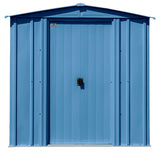 Classic Galvanized Steel Storage Shed, Blue Grey, 6-ft x 7-ft P8M0 - product image 4