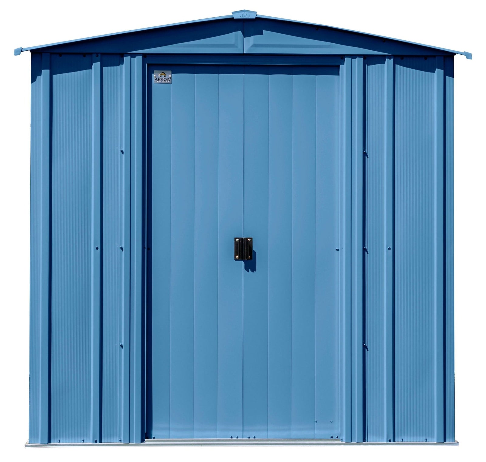 Classic Galvanized Steel Storage Shed, Blue Grey, 6-ft x 7-ft P8M0 - product image 4