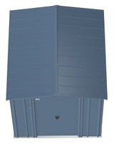 Classic Galvanized Steel Storage Shed, Blue Grey, 6-ft x 7-ft P8M0 - product image 5