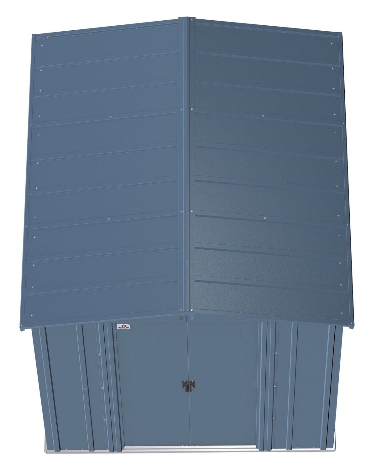 Classic Galvanized Steel Storage Shed, Blue Grey, 6-ft x 7-ft P8M0 - product image 5