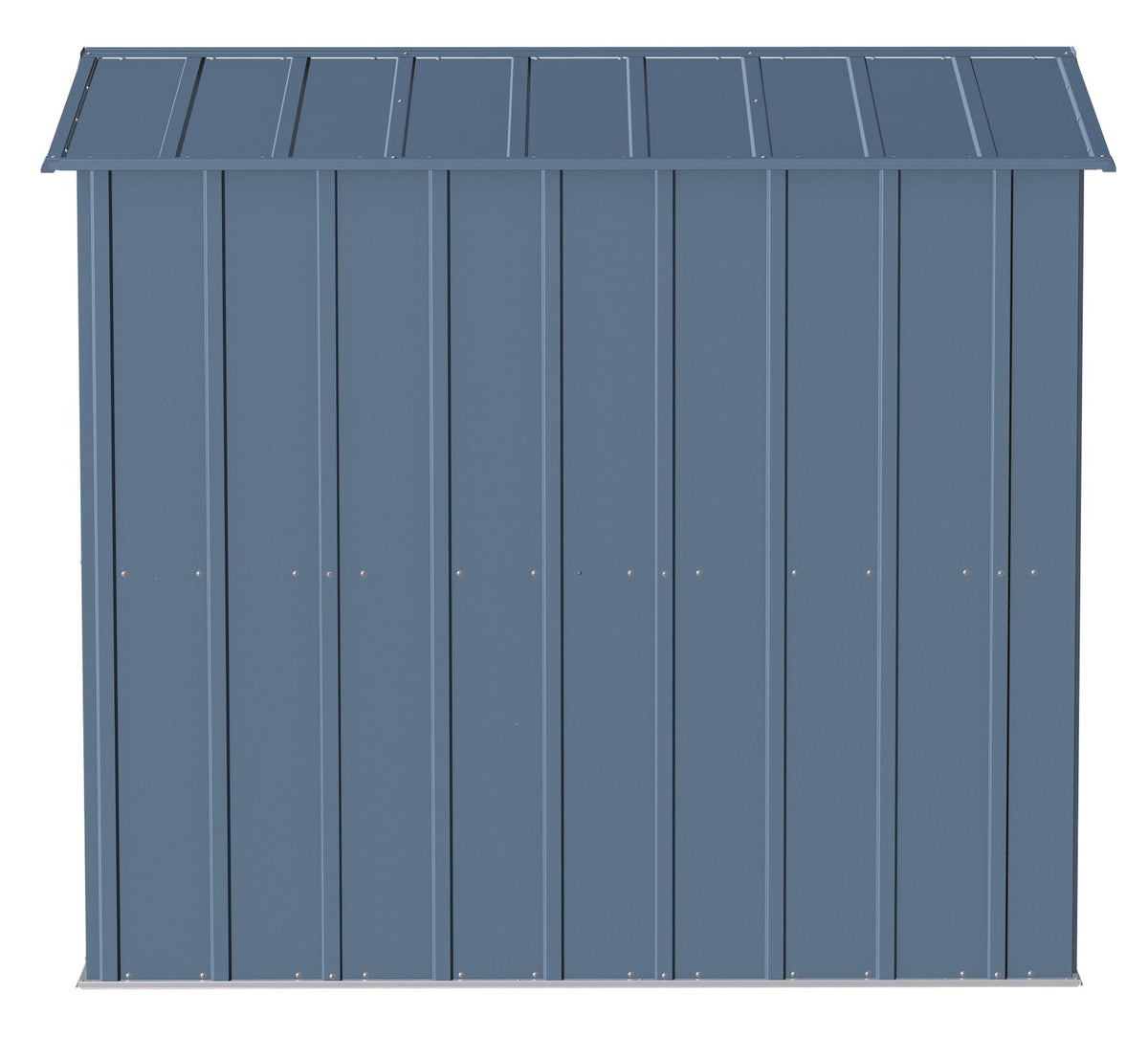 Classic Galvanized Steel Storage Shed, Blue Grey, 6-ft x 7-ft P8M0 - product image 6