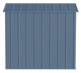 Classic Galvanized Steel Storage Shed, Blue Grey, 6-ft x 7-ft P8M0 - product image 7
