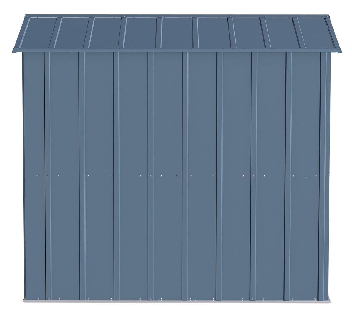 Classic Galvanized Steel Storage Shed, Blue Grey, 6-ft x 7-ft P8M0 - product image 7
