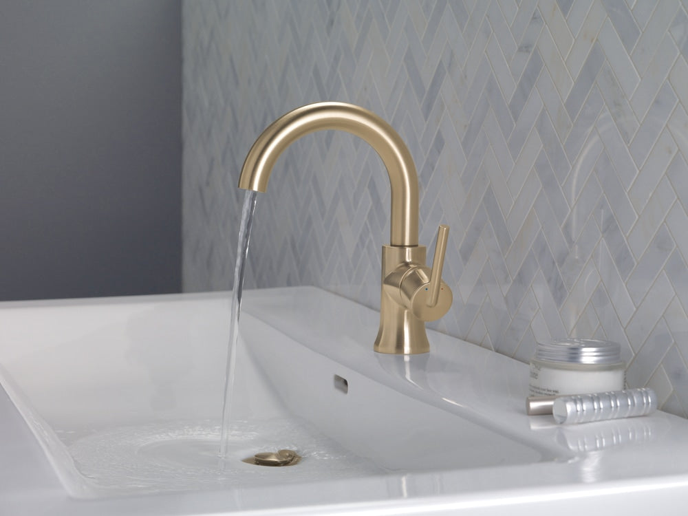 1-Handle High-Arc Lavatory Faucet, Champagne Bronze E7N4 - product image 6