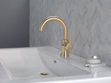 1-Handle High-Arc Lavatory Faucet, Champagne Bronze E7N4 - product image 7