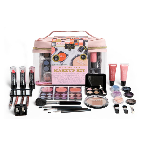 Girls Ultimate Makeup Artist Set, 30 Piece, Pastel Pink R8E8