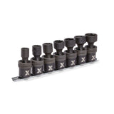 1/2-in Drive Swivel Impact Socket Set, 7-pc, SAE, Cr-Mo P4X8 - product image 1