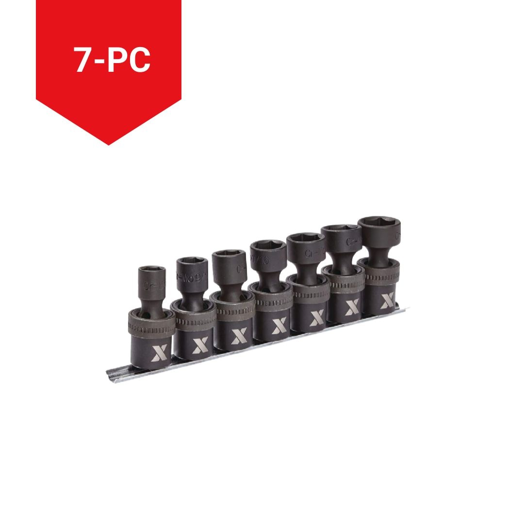 1/2-in Drive Swivel Impact Socket Set, 7-pc, SAE, Cr-Mo P4X8 - product image 3