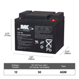 Battery 12-Volt 50 Ah SLA Battery V3E7 - product image 1