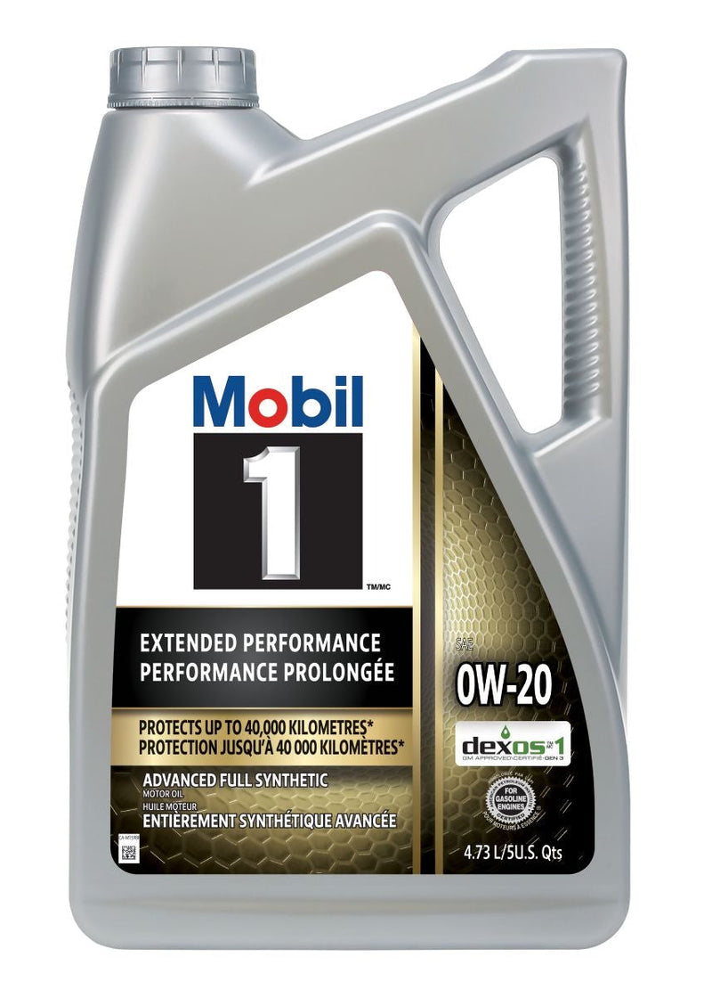 1 Extended Performance 0W20 Synthetic Engine/Motor Oil, 4.73-L D8R7