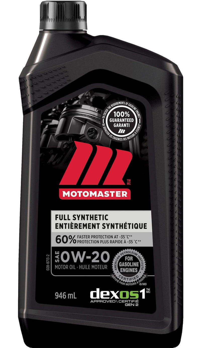 0W20 Synthetic Engine/Motor Oil, 946-mL Y5Q3
