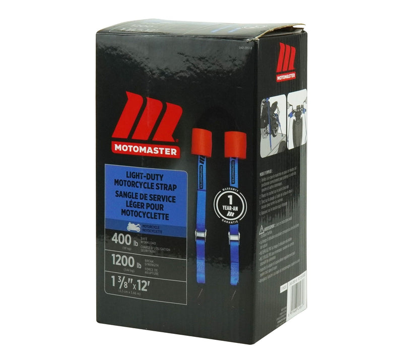 1,200-lb Motorcycle Tie Down Strap, 1 3/8-in x 12-ft Q5P4