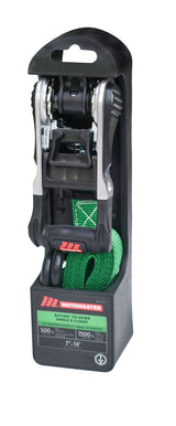 1,500-lb Ratchet Tie Down Straps, with Padded Handle, 1-in x 14-ft T9D2 - product image 2