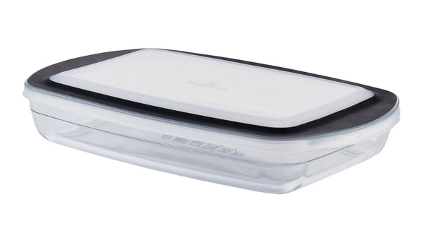 Glass Rectangular Baking Dish with Lid, 2.8-qt W7M2