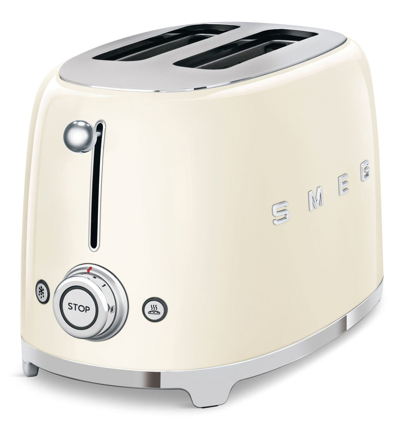 50's Retro 2-Slice Toaster, Cream F7F5