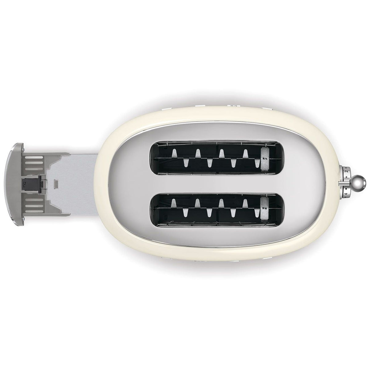 50's Retro 2-Slice Toaster, Cream F7F5 - product image 3