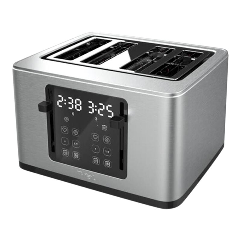 4-Slice Stainless Steel Digital Toaster, Extra wide slots, 7 Browning levels B9R2